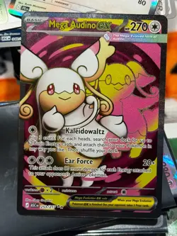 Pokemon Mega Audino ex Ascended Heroes Ultra Rare Full Art 253/217 NM!!! - Image 2