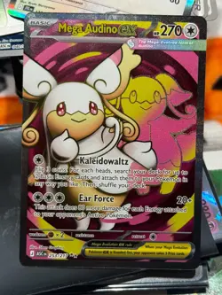 Pokemon Mega Audino ex Ascended Heroes Ultra Rare Full Art 253/217 NM!!! - Image 4