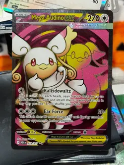 Pokemon Mega Audino ex Ascended Heroes Ultra Rare Full Art 253/217 NM!!! - Image 5