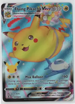 Pokemon - Flying Pikachu Vmax 007/025 - Celebrations 25th Anniversary - Image 1