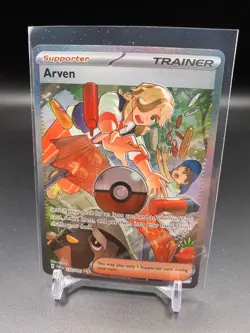 Arven - 235/091 - Special Illustration Rare - Paldean Fates - Pokemon - NM/M - Image 1