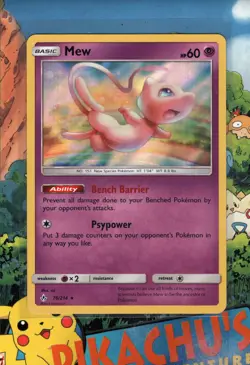 Pokemon TCG Mew 76/214 Holo Rare Unbroken Bonds NM/M - Image 1
