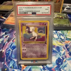 Mew - #8 - Black Star Promo - Pokemon League - Non-Holo - PSA 9 - Image 1