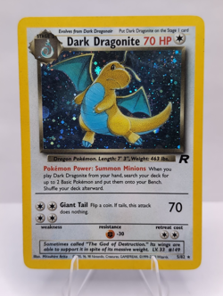 2000 - Pokemon Team Rocket Holo - Dark Dragonite 5/82 - Wizards of the Coast - Image 1