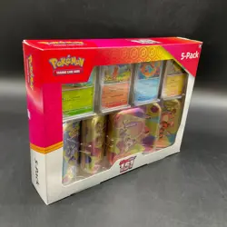 Lot of (8) Pokemon TCG 151 5-Pack Costco Mini Tin Boxes SEALED NEW - Image 2