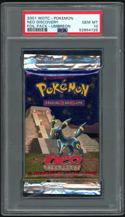 POKEMON 2001 NEO DISCOVERY FOIL PACK-UMBREON PSA 10 - Image 1