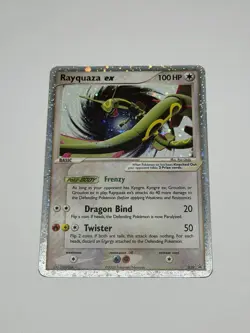 2006 Pokemon Rayquaza ex #039 EX Collector's Tin Black Star Promo Nintendo Holo - Image 1