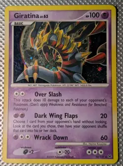 Pokemon Giratina TCG Holo Rare Platinum Base 10/127 !!NM/LP Condition!! - Image 1