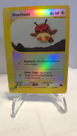 Hoothoot 65/144 Reverse Holo LP Skyridge Pokemon Card TCG Vintage Light Played - Image 1