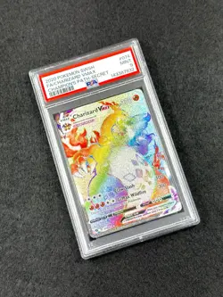 2020 Pokemon SWSH Champion's Path Charizard VMAX Secret Rare #074/073 PSA 9 - Image 2
