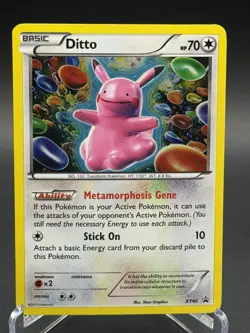 Pokemon TCG - 2015 XY Black Star Promo Ditto #XY40 Rare Holo LP - Image 2