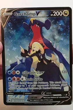 Pokemon Garchomp V TG23/TG30 Full Art Trainer Gallery Astral Radiance Excellent - Image 3