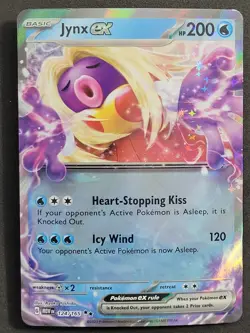 Jynx ex 124/165 Double Rare Scarlet & Violet 151 Pokemon TCG - Image 1