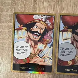 Gol D. Roger Gold Don!! Lot of 2 - One Piece Card Game English Bandai CCG - Image 2