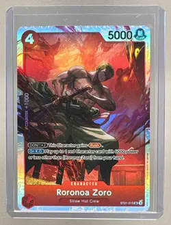 Roronoa Zoro 2025 One Piece Starter Deck EX: Gear 5 #ST21-015 Super Rare (B) - Image 1