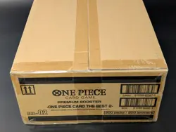 One Piece PRB-02 The Best Vol 2 Premium English Booster 10-Box Case SEALED - Image 2