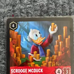 Disney Lorcana Winterspell Scrooge McDuck Ebenezer Scrooge 124/204 Super Rare - Image 3