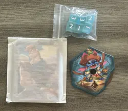 Disney Lorcana - Azurite Sea Trove Contents Lore Counter Dice and Card Dividers - Image 1