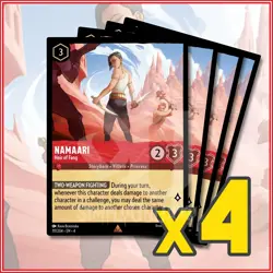 Disney Lorcana TCG: NAMAARI - HEIR OF FANG x4 Ursula's Return Rare - Image 1