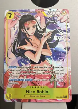 Bandai One Piece Card Game EB03 Nico Robin - Image 1
