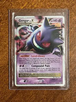 Pokemon Gengar TCG LV.X Platinum Arceus Holo Ultra Rare Card 97/99 - Image 1