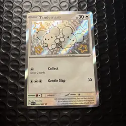 Tandemaus - 209/091 - Pokemon Paldean Fates Shiny Rare Card LP - Image 1