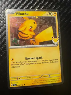 Lot of 2 Pikachu (Pokemon Day 2026) 051/162 Miscellaneous Cards & Products Holo - Image 3