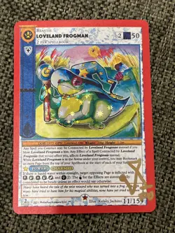 Metazoo Loveland Frogman Reverse Holo Mike Waddell On Card Autograph #11/159 - Image 1