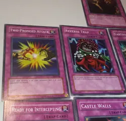 Yugioh Lot Of 13 Trap Cards Common and Some 1st Edition Cards - Image 4