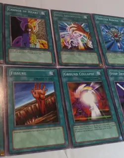 Yugioh Lot of 12 Magic & Spell Cards, Soul Exchange, Dark Hole, Stop Defense - Image 3