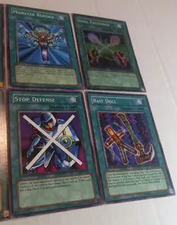 Yugioh Lot of 12 Magic & Spell Cards, Soul Exchange, Dark Hole, Stop Defense - Image 4