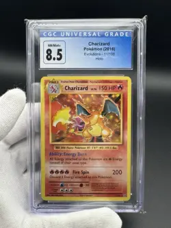 Charizard Holo 11/108 Evolutions 2016 CGC 8.5 NM/Mint+ Graded Pokemon Card - Image 3