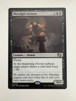 Bloodgift Demon MTG Magic the Gathering Card NM Near Mint J25 - Image 1