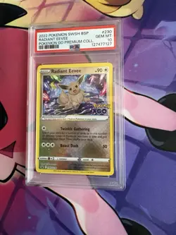 PSA 10 Radiant Eevee SWSH230 SWSH: Sword & Shield Promo Cards Holo - Image 1