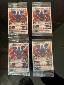 2023 Lucario VSTAR SWSH291 Crown Zenith ETB Promo Card SEALED Lot Of 4 NM - Image 1