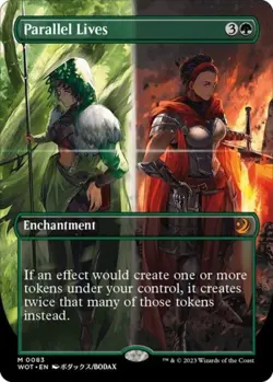 Parallel Lives (Anime Borderless) -Foil Light Play MTG - Image 1