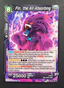 Dragon Ball Super CCG Saiyan Showdown Fin, The All- Absorbing BT15-127 R Card NM - Image 1