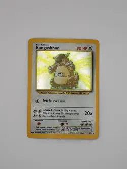 Kangaskhan Holo Base Set 5/102 WOTC Pokemon Card (Scratches/Surface Wear) - Image 1