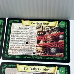 Harry Potter TCG Adventures at Hogwarts Lot 4 Cards 2002 Location Green/4j-q - Image 3