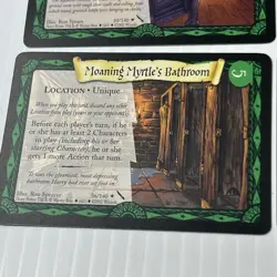 Harry Potter TCG Adventures at Hogwarts Lot 4 Cards 2002 Location Green/4j-q - Image 4