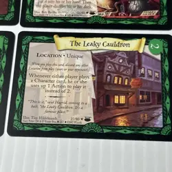 Harry Potter TCG Adventures at Hogwarts Lot 4 Cards 2002 Location Green/4j-q - Image 5
