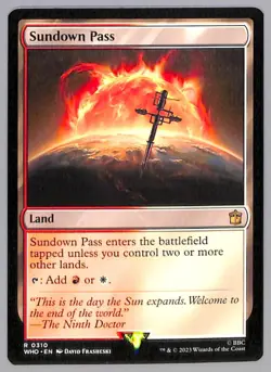 Sundown Pass - 310 - Universes Beyond: Doctor Who (WHO) MTG - Image 1
