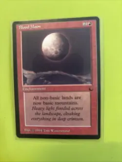 Blood Moon 1994 Dark Magic the Gathering Unplayed Near Mint Condition - Image 1