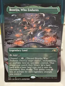 Boseiju, Who Endures Borderless Kamigawa:Neon Dynasty LP MTG - Image 1