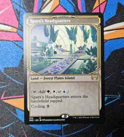 Spara's Headquarters NM Showcase MTG Streets of New Capenna SNC Unplayed Magic - Image 1