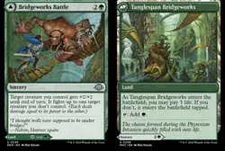 Bridgeworks Battle // Tanglespan Bridgeworks - Foil MH3 NM MTG - Image 1