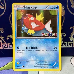 Magikarp 22/83 NM Holo Rare Discontinued TOYS R US Store Stamp Pokemon Promo NM - Image 1