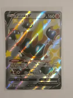 Pokemon Falinks V SV115/SV122 Full Art Shiny Rare Holo Shining Fates NM/M - Image 1