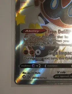 Pokemon Falinks V SV115/SV122 Full Art Shiny Rare Holo Shining Fates NM/M - Image 2