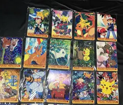 Pokemon Vintage Pocket Monsters Vending HOLO Prism Sticker (36 Cards) Charizard! - Image 4